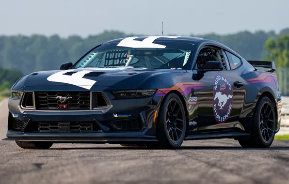 Картинка Форд, Ford Mustang, 2024, Dark Horse, R Race Car, Ford Mustang Dark Horse R