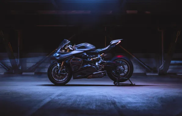 Ducati, sportbike, dark background, Panigale, Panigale 1199, Ducati 1199 Panigale S