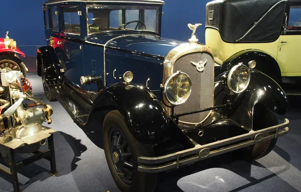 Display, 1928 Farman Limousine, Antique Car