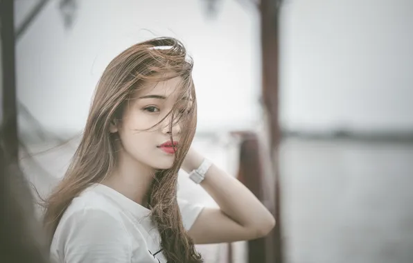 Взгляд, девушка, поза