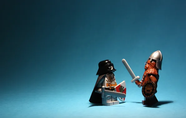 Darth vader, рыцарь, мечи, Дарт Вейдер, swords, knight, Чубакка, средневековый рыцарь