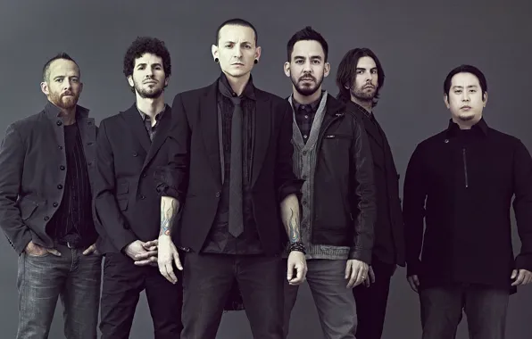 Картинка Linkin Park, Mike Shinoda, Chester Bennington, Photo, Линкин Парк, Phoenix, промо 2012, Joe Hahn
