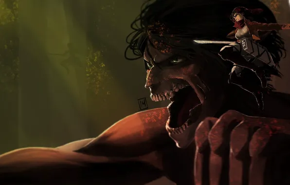 Anime, asian, manga, japanese, asiatic, Shingeki no Kyojin, Attack On Titan, shounen