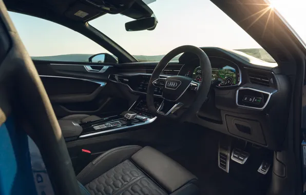 Audi, RS 7, car interior, Audi RS7 Sportback Performance