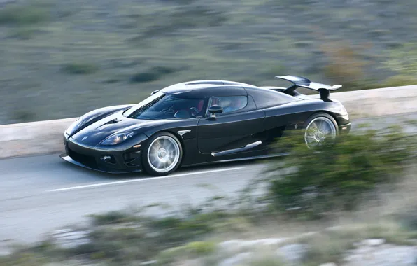 Картинка дорога, скорость, Koenigsegg, суперкар, CCXR