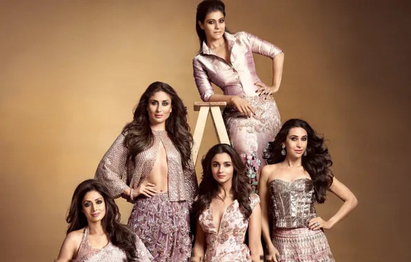 Bollywood, alia bhatt, kareena kapoor, kajol, karishma kapoor, shridevi