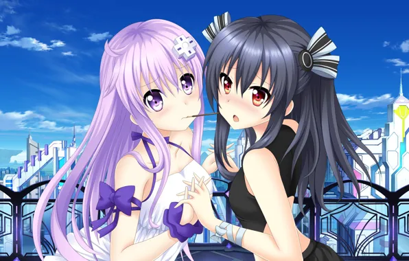 Kawaii, game, girls, pretty, asian, japanese, RPG, Hyperdimension Neptunia
