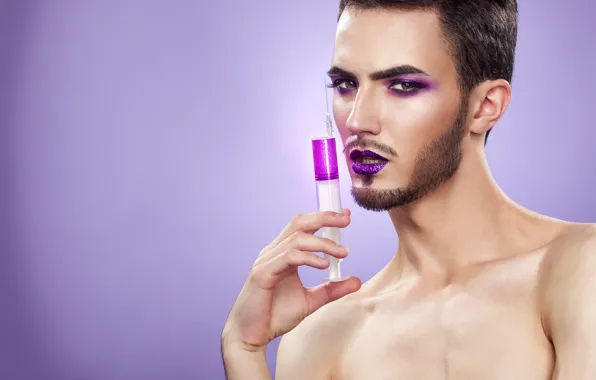 Look, make up, Syringe