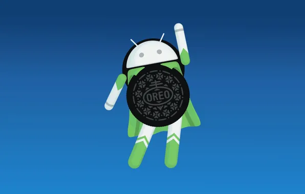 Android, mecha, hi-tech, tecnology, Android 8, Oreo