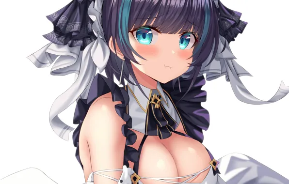 Girl, sexy, boobs, anime, beautiful, pretty, cheshire, erotic