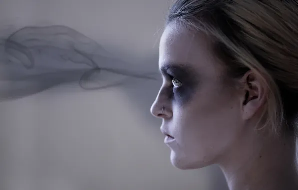 Взгляд, девушка, фон