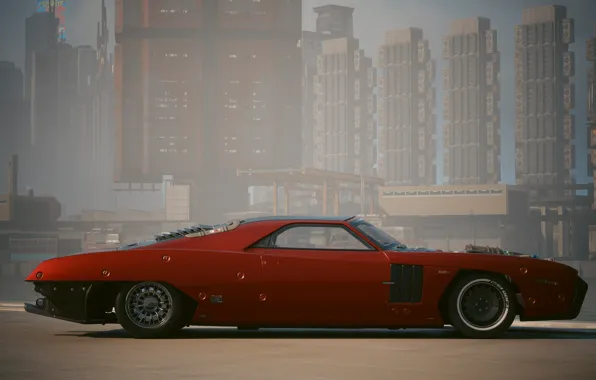 Car, Cyberpunk 2077, Night City, Sport - R7 Charon