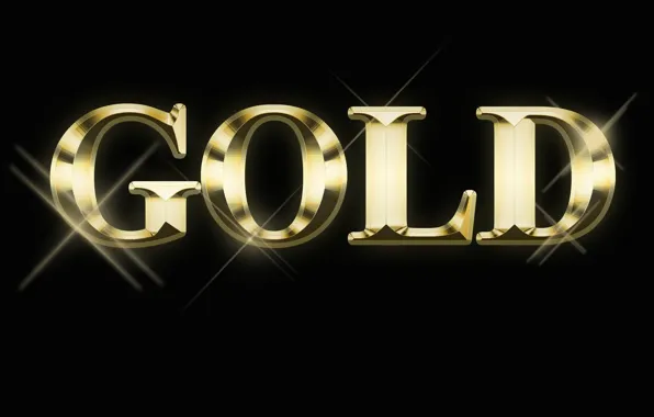 Текст, золото, надпись, блик, Gold, обои на рабочий стол, hotspot, золотой текст