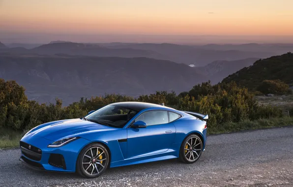 Картинка Jaguar, road, Coupe, F-Type, SVR