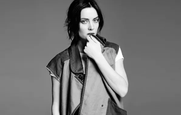 Актриса, черно-белое, Jessica Stroup