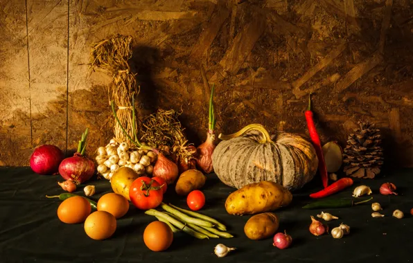 Картинка урожай, тыква, натюрморт, овощи, autumn, still life, pumpkin, vegetables