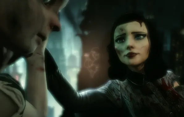Красивая девушка, элизабет, bioshock infinite, bioshock infinite burial at sea