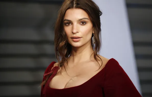 Фон, модель, волосы, актриса, model, hair, actress, Emily Ratajkowski
