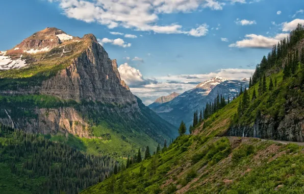 Картинка облака, красота, горы, природа, пейзаж