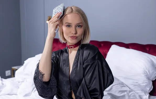 Short hair, model, gorgeous, photoshoot, posing, beautiful face, blonde beauty, sensual beauty