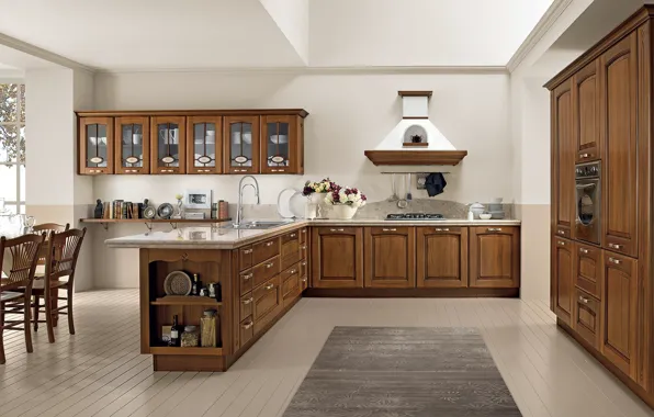 Стиль, интерьер, кухня, столовая, итальянский дизайн, Cucina Parma