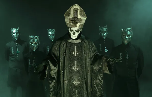 Ghost, band, doom, nameless ghouls, Papa Emeritus III