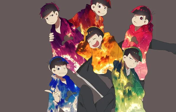 Аниме, арт, парни, Osomatsu-san