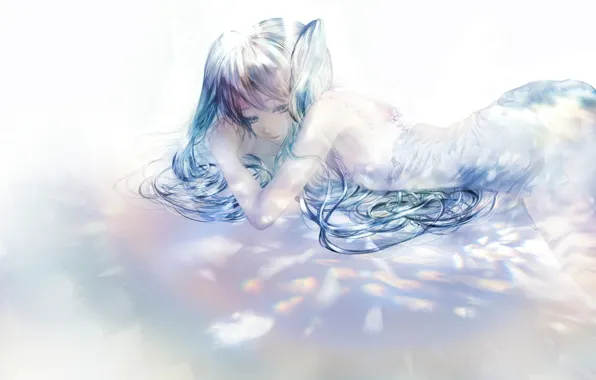 Блики, нежность, vocaloid, hatsune miku, вокалоид, хатсуне мику, Ebisu Kana