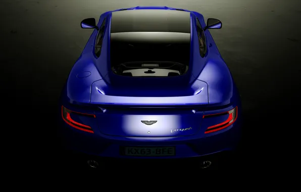 Aston Martin, вид сзади, Vanquish