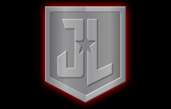 Metal, logo, star, symbol, comics, shield, Justice League, DC