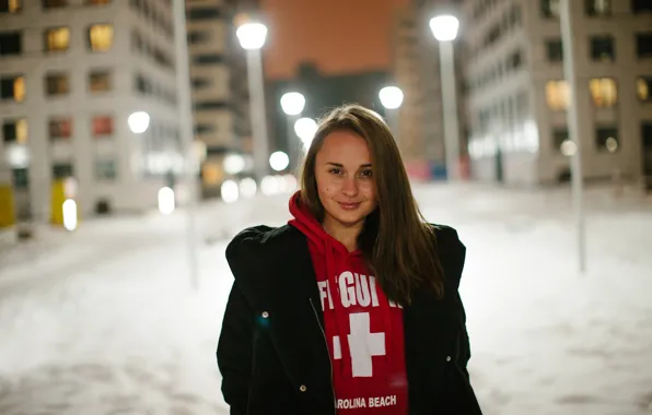 Взгляд, девушка, улыбка, Nastya