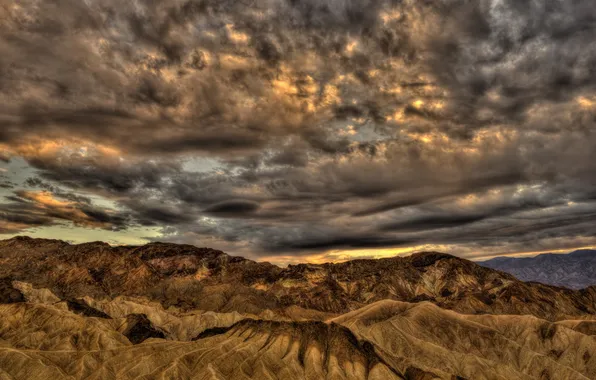 Пейзаж, горы, United States, California, Death Valley