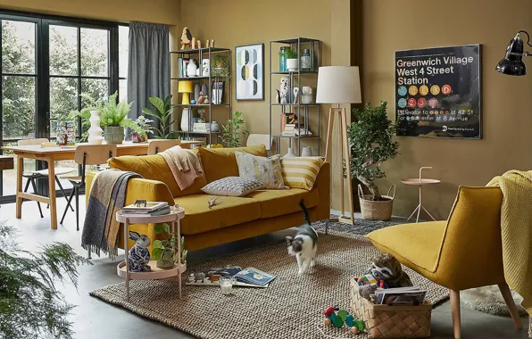Стильно, интерьер, гостиная, уютно, столовая, by John Lewis & Partners, family campaign