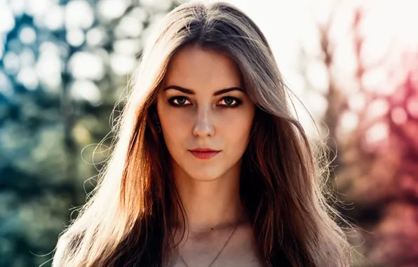 Dream, light, girl, summer, fantasy, forest, fashion, trees