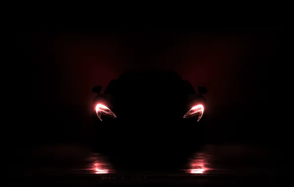 Картинка Concept, McLaren, Авто, Машина, Концепт, Свет, Фары, Купэ