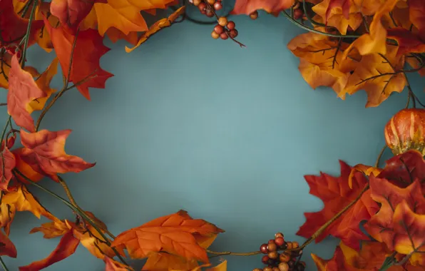 Картинка осень, листья, фон, дерево, colorful, клен, wood, background
