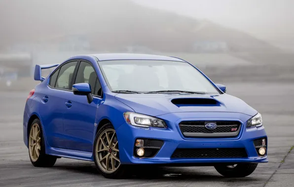 Subaru, wrx, sti, blue sti