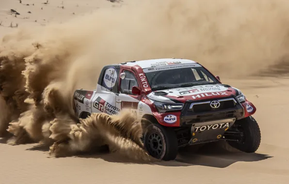 Скорость, Toyota, пикап, Hilux, 2020, Rally Dakar, 2021, Gazoo Racing