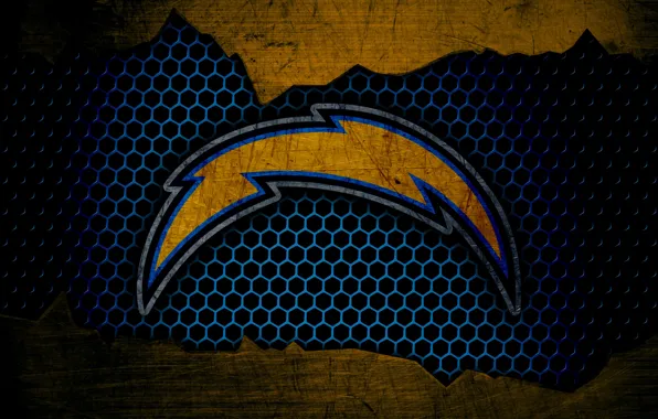 Wallpaper, sport, logo, NFL, american football, Los Angeles Chargers