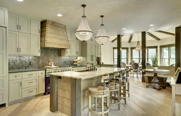 Kitchen, Designs, Rustic, Inspirational, Ador