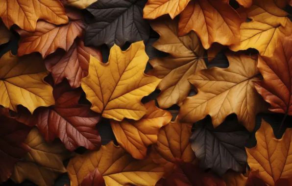 Осень, листья, фон, текстура, colorful, autumn, leaves, maple