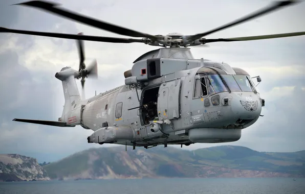 Скачать обои Вертолет, AgustaWestland, Королевские ВМС, Royal Navy ...