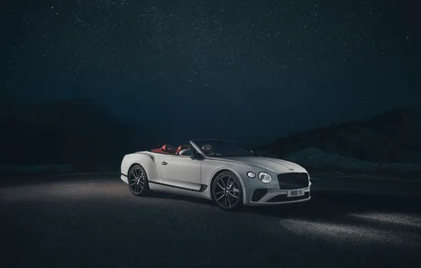 Ночь, Bentley, Continental GT, Convertible, 2019