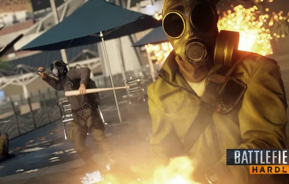 Противогаз, Electronic Arts, Visceral Games, Dice, Battlefield: Hardline