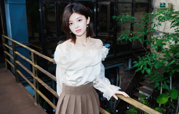 House, Beautiful, Asian, Model, Bridge, Woman, Cute, Pretty