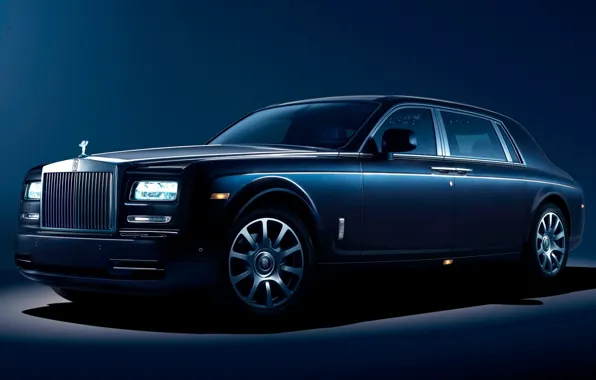 Картинка синий, Phantom, Rolls Royce
