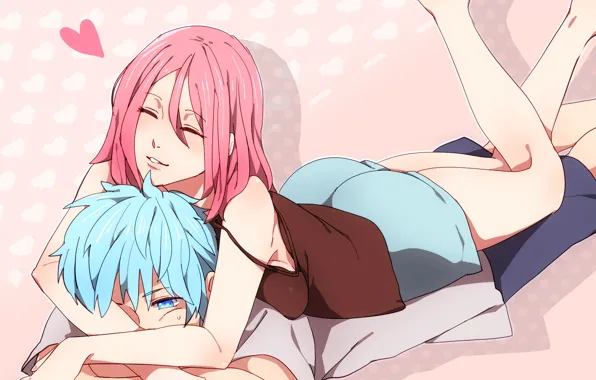 Баскетбол Куроко, Kuroko no Baske, Куроко Тецуя, Сатцуки Момой