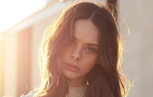 Девушка, свет, лицо, волосы, красивая, Meika Woollard