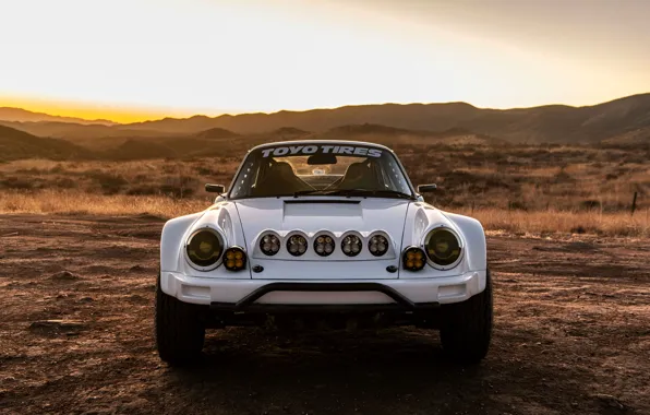 Картинка 911, Porsche, люстра, вид спереди, 964, 2019, 911 Baja Prototype, Russell Built Fabrication