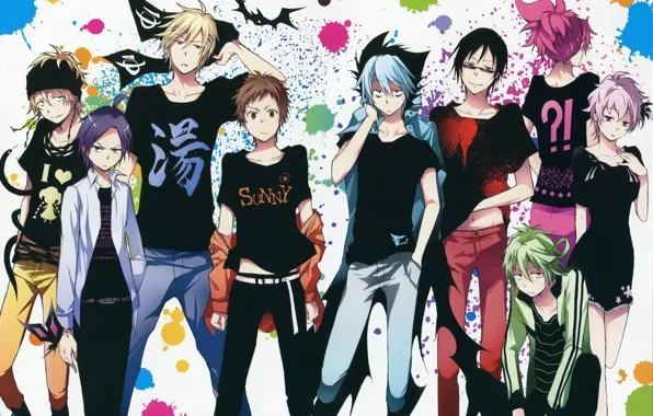 Аниме, арт, парни, слуга вампир, Servamp
